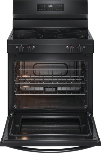 Frigidaire 30 Electric Range with Steam Clean (30, Black)