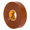 NSI Industries WW-732-BN WarriorWrap Premium Medium 3/4 in. x 66 ft. 7 mil Vinyl Electrical Tape, Brown