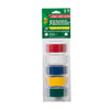 Duck® Brand Professional Color Coding Electrical Tape - Multi-Color, 5 pk, .75 in. x 12 ft. x 7 mil.