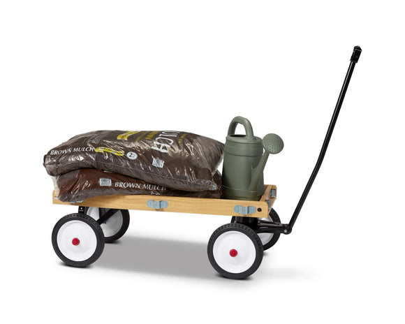 Radio Flyer Classic Wood Wagon with Removable Sides 36 in. x 16-1/2 in. x 9-1/2 in.