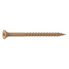 National Nail Buglehead Deck Screw, Star Drive, 3 X #9, Tan, 100CT