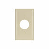 Eaton Cooper Wiring Single Receptacle Wallplate, Ivory (1 Gang, Ivory)