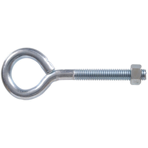 Hillman Hardware Essentials Eye Bolt with Hex Nut Zinc (1/2