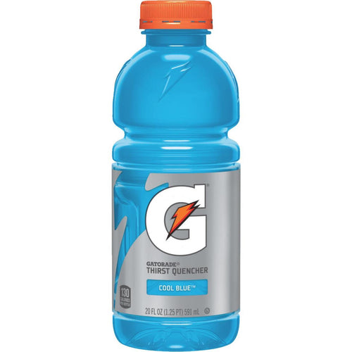 Gatorade 20 Oz. Cool Blue Raspberry Wide Mouth Thirst Quencher Drink (24-Pack)