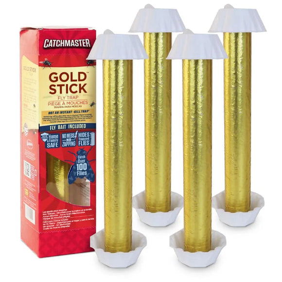 Catchmaster Gold Stick Fly Sticky Traps (4-Pack)