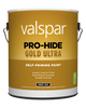 Valspar® Pro-Hide® Gold Ultra Interior Self-Priming Paint Satin 1 Gallon Clear Base (1 Gallon, Clear Base)