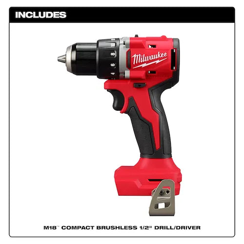 Milwaukee M18™ Compact Brushless 1/2 Drill/ Driver