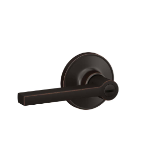 Schlage J Series Privacy Solstice Lever (Aged Bronze)