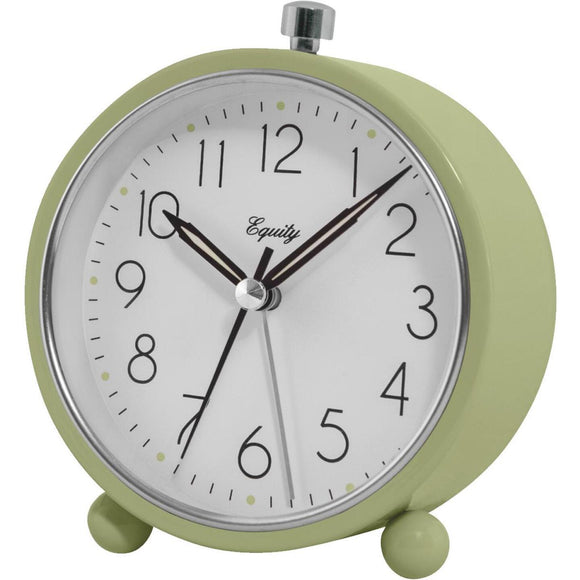 La Crosse Technology Equity Analog Quartz Battery Operated Alarm Clock
