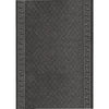 Multy Home Greek Key 26 In. x 60 Ft. Gray Carpet Runner, Indoor/Outdoor