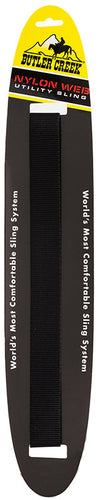 Butler Creek 26703 Utility Sling 1.25 W x 48 L Black Nylon Webbing for Rifle/Shotgun