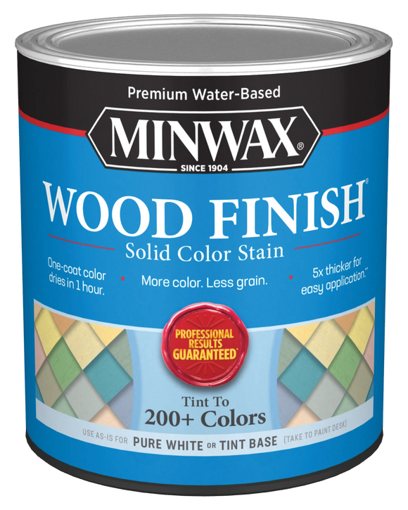 MINWAX® Wood Finish® Water-Based Solid Color Stain, Quart