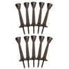 Design House Rigid Cast Oil-Rubbed Bronze Door Stop, 10-Pack 3 Inch