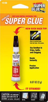 SUPER GLUE .35 OZ CL ODORLSS SMART TUBE