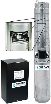 WELL PUMP 1/2HP 230V 10GPM 3-WIRE ALL SS