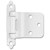 Hardware House 599928 Inset Cabinet Hinge, White ~ 3/8 inch