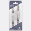 Kasaware  5 Overall Length Traditional Pull, 2-pack, Satin Nickel