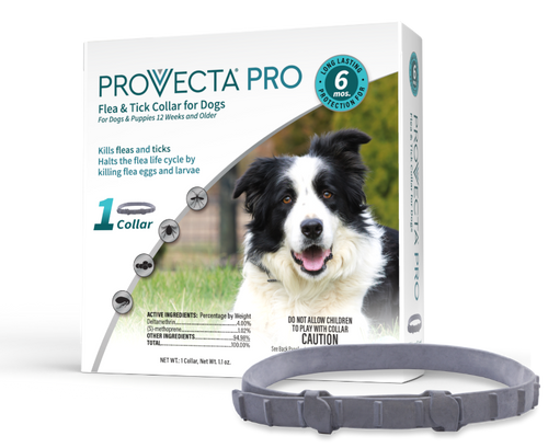 Provecta Pro Flea & Tick Collar for Dogs