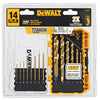 Dewalt DW1341 Titanium Speed Tip Drill Bit Set