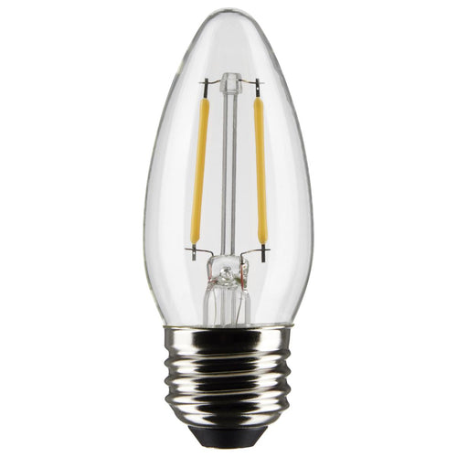 Satco S21832 3B11/LED/927/CL/120V/E26/2CD Light Bulb
