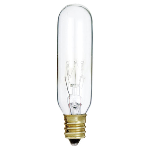 Satco S3714 25T6/CL/E12/120V/CD Clear Tubular Picture Light Bulb