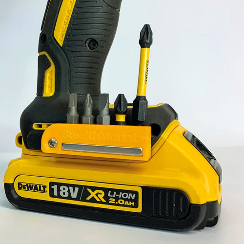 StealthMounts Magnetic Bit Holder for Dewalt XR & Flexvolt Tools