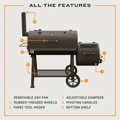 Oklahoma Joe's Highland Offset Smoker/Grill
