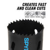 Spyder 600066CF 1 Bi-Metal Hole Saw Rapid Core Eject™