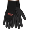 kinco Black Nylon-Spandex Knit Shell & CoolCoat™ Micro-Foam Nitrile Palm
