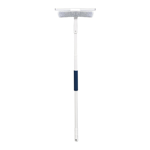 Unger MicroFiber 14″ Window Squeegee with Scrubber and 5′ Pole
