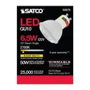 Satco S8676 6.5MR16/LED/25'/27K/120V/GU10