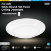 Feit Electric 74006/6WYCA 7.5 in. 12W (75W Replacement) Color Selectable Round LED Ceiling Downlight, White