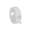 Hubbell Round Weatherproof Box, Five 1/2 or 3/4 in. Threaded Outlets, White