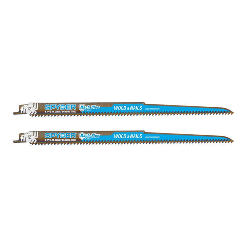 Spyder Reciprocating Blade (2-Pack) Mach-Blue™
