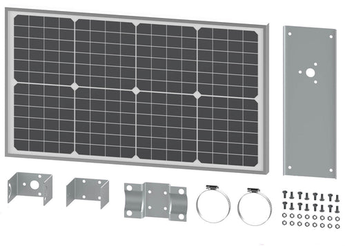 Ghost Controls AX30 30-Watt Monocrystalline Solar Panel Kit