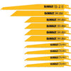 DeWalt DW4898 10 pc. Bi-Metal Reciprocating Saw Blade Set With Case