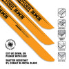 Spyder Double-Sided 8 Wood/Metal Cutting 6/10-TPI Reciprocating Saw Blade 3X3™