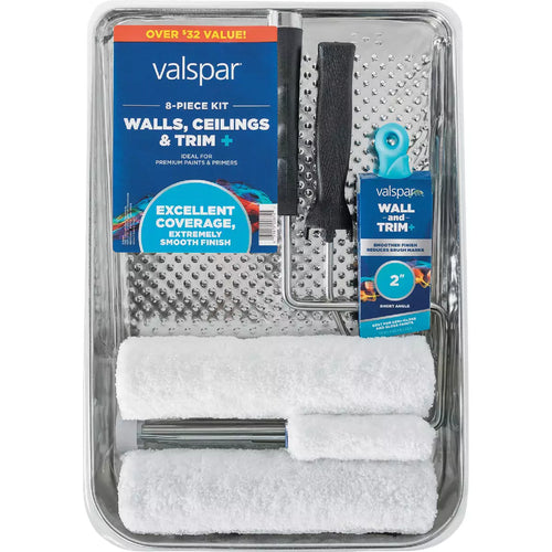 Valspar Walls Ceilings and Trim+ Microfiber Paint Roller Kit