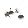 Richelieu Hardware Nail-On Glides with Cushioned Polypropylene Base