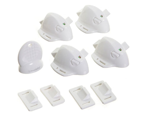 Dreambaby Adhesive Mag Lock® - 4 Locks 1 Key