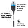 Spyder 3/4 x 6 Spade Bit (2-Pack) Stinger™