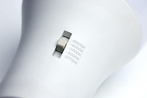 Satco S11794 8.8 Watt A19 LED Bi Pin GU24 Base CCT Selectable 120 Volt White Finish