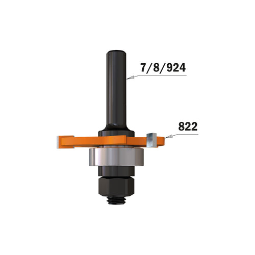CMT Arbors for slot cutters 822