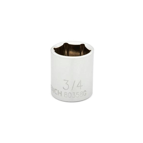 GearWrench 3/8 Drive 6 Point Standard SAE Socket 1/4