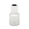 GearWrench 1/4 Drive 6 Point Standard SAE Socket 3/16