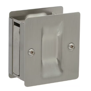 Delaney Hardware Traditional Square Passage Pocket Door Pull