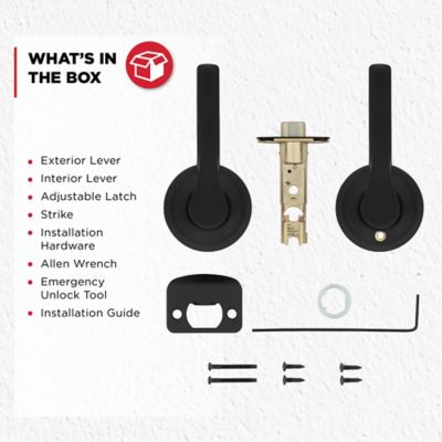 Kwikset Henley Lever - Bed/Bath