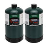 BLUEFIRE 2x Propane Camping Gas Fuel Cylinder Canister 16.4oz Tank 95% High Purity