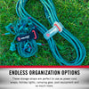 VELCRO® Brand Power Cord Wraps with Slotted Grommet