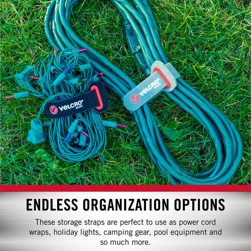 VELCRO® Brand Power Cord Wraps with Slotted Grommet
